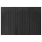 vidaXL Koberec obdĺžnikový sivý 70x100 cm bambusový – Obrázok 2