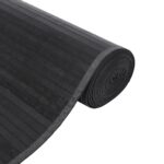 vidaXL Koberec obdĺžnikový sivý 70x100 cm bambusový – Obrázok 4