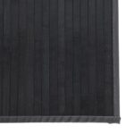 vidaXL Koberec obdĺžnikový sivý 70x100 cm bambusový – Obrázok 6