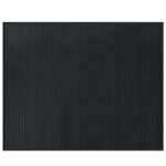 vidaXL Koberec obdĺžnikový čierny 80x100 cm bambusový – Obrázok 2