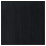 vidaXL Štvorcový koberec čierny 100x100 cm bambusový – Obrázok 2