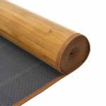 vidaXL Štvorcový koberec prírodný 100x100 cm bambus – Obrázok 5