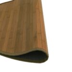 vidaXL Okrúhly koberec hnedý 60 cm bambusový – Obrázok 4