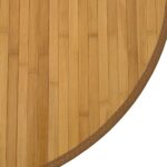 vidaXL Okrúhly koberec prírodný 80 cm bambus – Obrázok 6