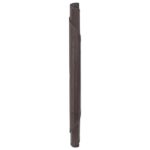 vidaXL Okrúhly koberec tmavohnedý 80 cm bambusový – Obrázok 3