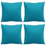 vidaXL Vankúše na pohovku 4 ks modré 50x50 cm látkové – Obrázok 4