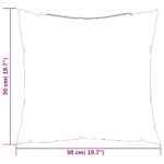 vidaXL Vankúše na pohovku 4 ks modré 50x50 cm látkové – Obrázok 8