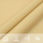 vidaXL Slnečná plachta piesková 4x3 m 100 % polyester oxford – Obrázok 8