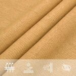 vidaXL Slnečná plachta 160 g/m² štvorcový piesok 2,5x2,5 m HDPE – Obrázok 8