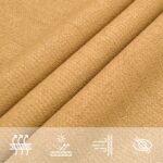 vidaXL Slnečná plachta 160 g/m² štvorcový piesok 5x5 m HDPE – Obrázok 8