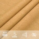 vidaXL Slnečná plachta 160 g/m² trojuholníková pieskovaná 2,5x2,5x3,5 m HDPE – Obrázok 8