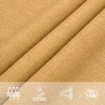vidaXL Slnečná plachta 160 g/m² trojuholníková piesková 3x4x5 m HDPE – Obrázok 8
