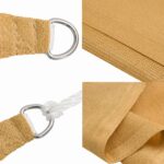 vidaXL Slnečná plachta 160 g/m² lichobežníkový piesok 4/5x3 m HDPE – Obrázok 7