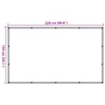 vidaXL Sieť na príves zelená 1,5x2,2 m HDPE – Obrázok 7