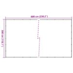 vidaXL Sieť na príves zelená 3x6 m HDPE – Obrázok 7