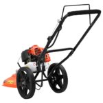 vidaXL Krovinorez s kolesami oranžový 52 cm3 1,45 kW – Obrázok 4