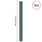 vidaXL Protiburinová membrána zelená 1,5x5 m PP – Obrázok 8