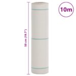 vidaXL Membrána proti burine biela 0,5x10 m PP – Obrázok 7