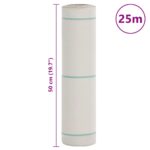 vidaXL Protiburinová membrána biela 0,5x25 m PP – Obrázok 8