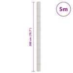 vidaXL Protiburinová membrána biela 2x5 m PP – Obrázok 8