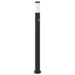 vidaXL Stĺpikové svetlá so senzorom 3 ks 110 cm nehrdzavejúca oceľ IP44 – Obrázok 4