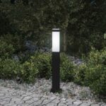 vidaXL Stĺpikové svietidlo 50 cm čierne IP44