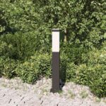 vidaXL Stĺpikové svietidlo 50 cm čierne IP44 – Obrázok 3
