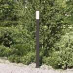 vidaXL Stĺpikové svietidlo 110 cm čierne IP44 – Obrázok 3