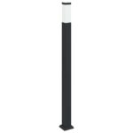 vidaXL Stĺpikové svietidlo 110 cm čierne IP44 – Obrázok 5