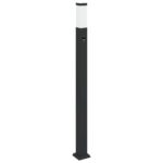 vidaXL Stĺpikové svietidlo so senzorom 110 cm čierne IP44 – Obrázok 2
