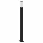 vidaXL Stĺpikové svietidlo so senzorom 110 cm čierne IP44 – Obrázok 5