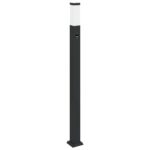 vidaXL Stĺpikové svetlá so senzorom 3 ks 110 cm čierne IP44 – Obrázok 4