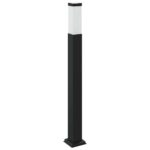 vidaXL Stĺpikové svietidlo so zásuvkou 80 cm čierne IP44 – Obrázok 5