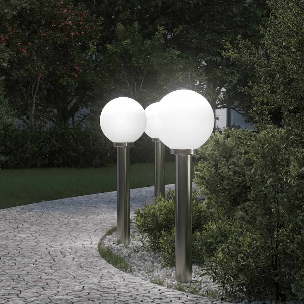 4006096_1.jpg vidaXL Stĺpikové svietidlá 3 ks 80 cm nehrdzavejúca oceľ IP44 – Obrázok 1
