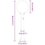 vidaXL Stĺpikové svetlá so senzorom 3 ks 80 cm nehrdzavejúca oceľ IP44 – Obrázok 9