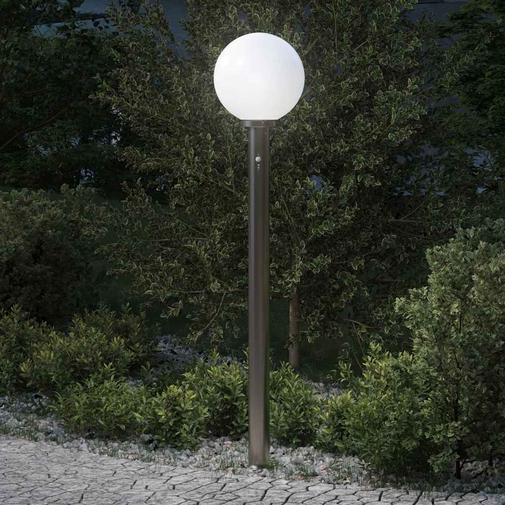 4006101_1.jpg vidaXL Stĺpikové svietidlo so senzorom 120 cm nehrdzavejúca oceľ IP44 – Obrázok 1