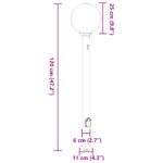 vidaXL Stĺpikové svietidlo so senzorom a zásuvkou 120 cm nehrdzavejúca oceľ IP44 – Obrázok 12