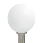 vidaXL Stĺpikové svietidlo so senzorom a zásuvkou 120 cm nehrdzavejúca oceľ IP44 – Obrázok 7