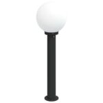 vidaXL Stĺpikové svietidlo 80 cm čierne IP44 – Obrázok 5