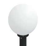 vidaXL Stĺpikové svetlá 3 ks 80 cm čierne IP44 – Obrázok 6