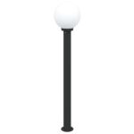 vidaXL Stĺpikové svietidlo 120 cm čierne IP44 – Obrázok 5