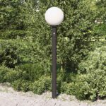 vidaXL Stĺpikové svietidlo so senzorom 120 cm čierne IP44 – Obrázok 3