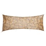 vidaXL Maskovacia sieť s úložným vreckom 623x203 cm piesková