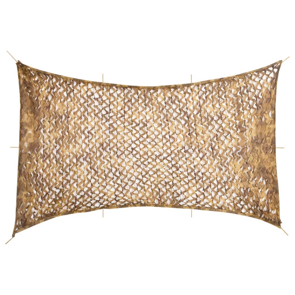 4008259_1.jpg vidaXL Maskovacia sieť s úložným vreckom 600x414 cm piesková – Obrázok 1