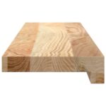 vidaXL Parapety 2 ks neošetrené 70x15x2 cm masívne dubové drevo – Obrázok 5