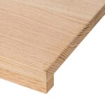 vidaXL Parapety 2 ks neošetrené 70x15x2 cm masívne dubové drevo – Obrázok 8