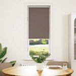 vidaXL Zatemňovacia roleta kávová 50x130 cm šírka látky 45,7 cm polyester