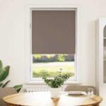 vidaXL Zatemňovacia roleta kávová 65x175 cm šírka látky 60,7 cm polyester