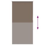 vidaXL Zatemňovacia roleta kávová 65x175 cm šírka látky 60,7 cm polyester – Obrázok 5