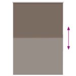 vidaXL Zatemňovacia roleta kávová 115x175 cm šírka látky 110,7 cm polyester – Obrázok 5